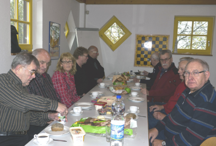 Die Autoren zu Gast beim Bergmannsfrühstück